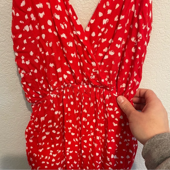 Maaji Red and White Floral Jumpsuit Women’s Size Small - Picture 8 of 14